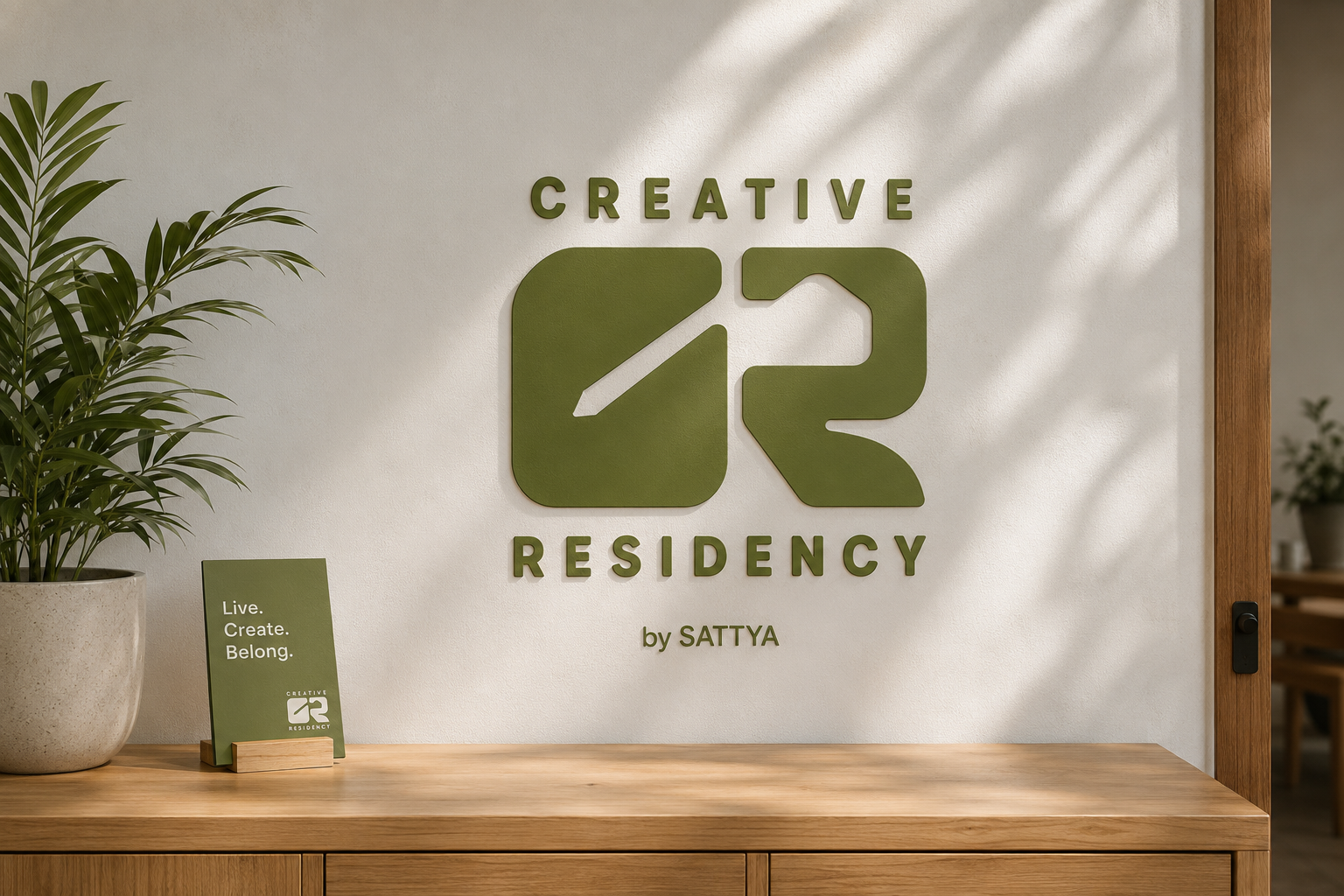 Creative Residency signage